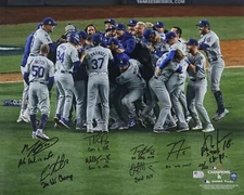 Los Angeles Dodgers 2024 World Series Champs Autographed Signed Reprint Photo
