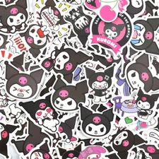 10 pcs random kuromi Vinyl Waterproof Stickers