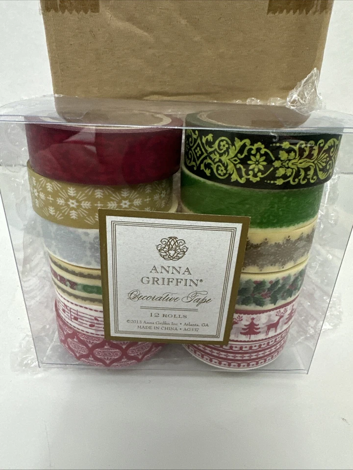 Cinta decorativa Anna Griffin Holiday (Washi Tape) nueva nunca usada Foto 2 de 2