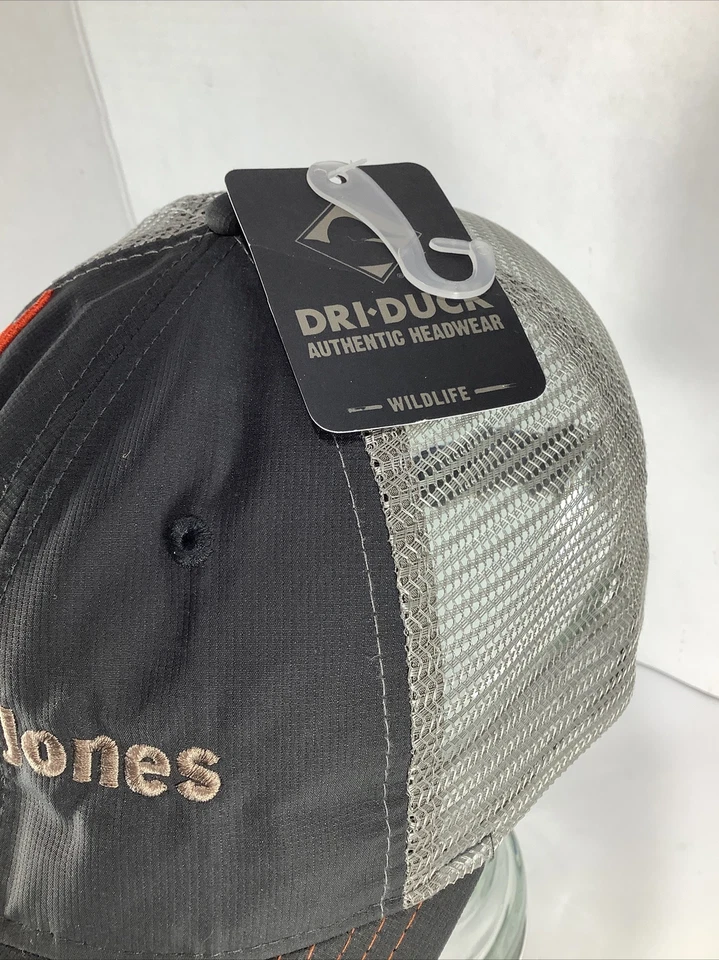 Edward Jones Hunting Gray/Orange Dri Duck Embroidered hat/cap - Image 3 of 4