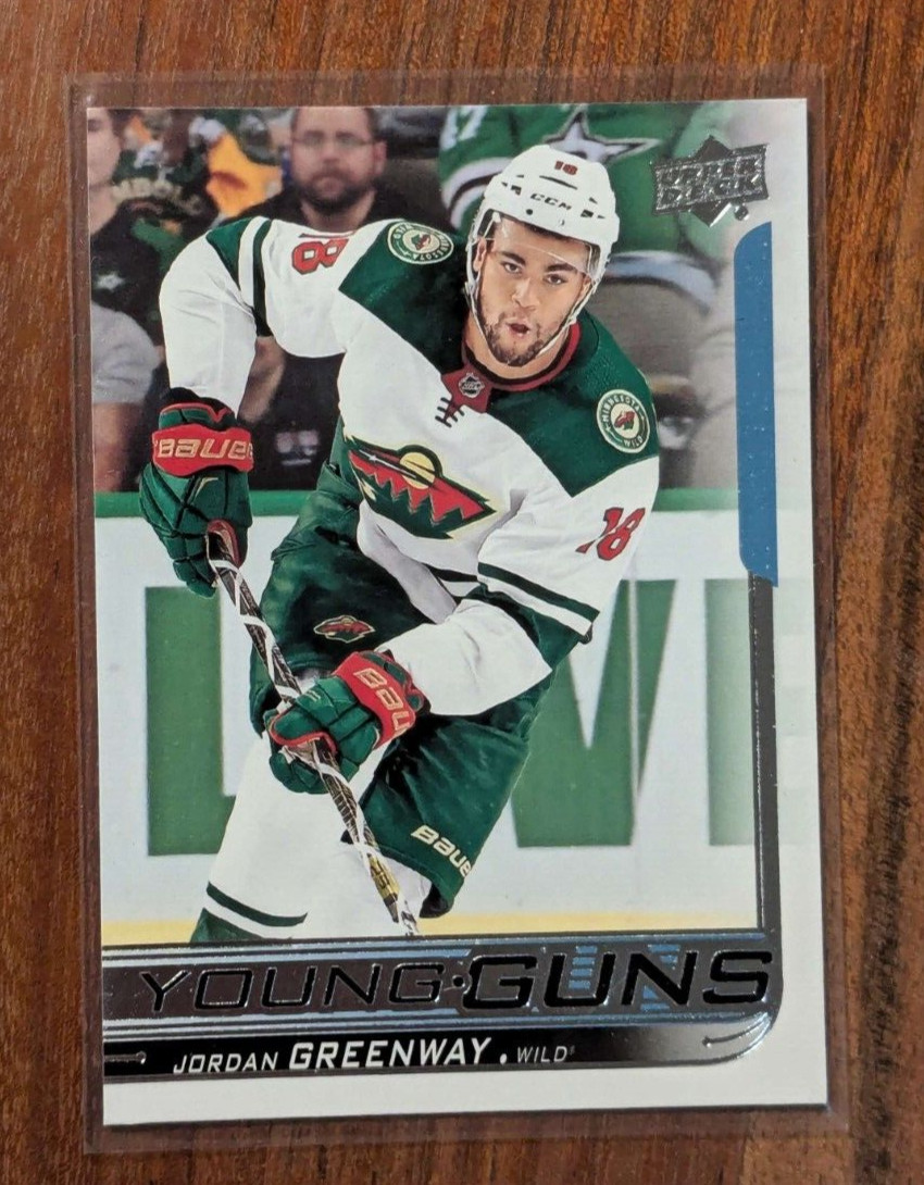 2018-19 Upper Deck - Young Guns #213 Jordan Greenway (RC)