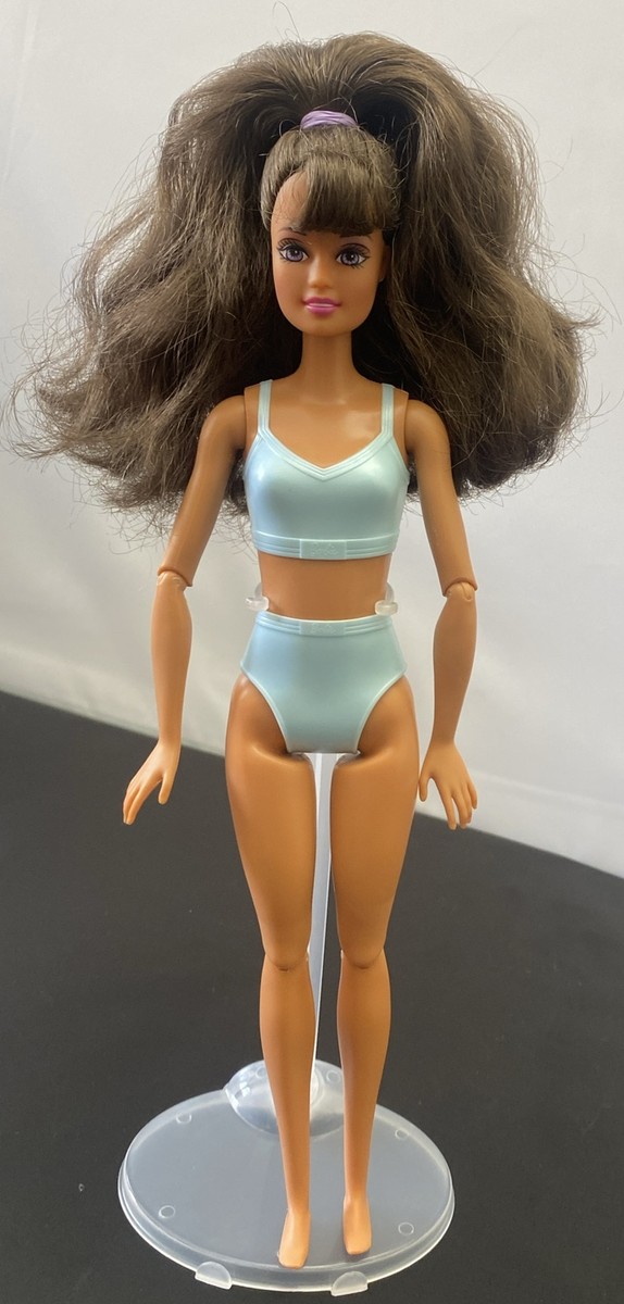 Barbie Teresa Doll Articulated Blue Painted Underwear Violet Barbie Teresa Doll Articulated Blue Painted Underwear Violet