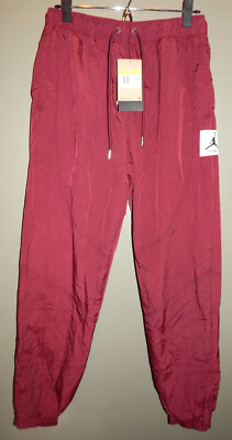Nike Air Jordan Essentials Statement Woven Mens Pants DQ7474-680 Size S Burgundy