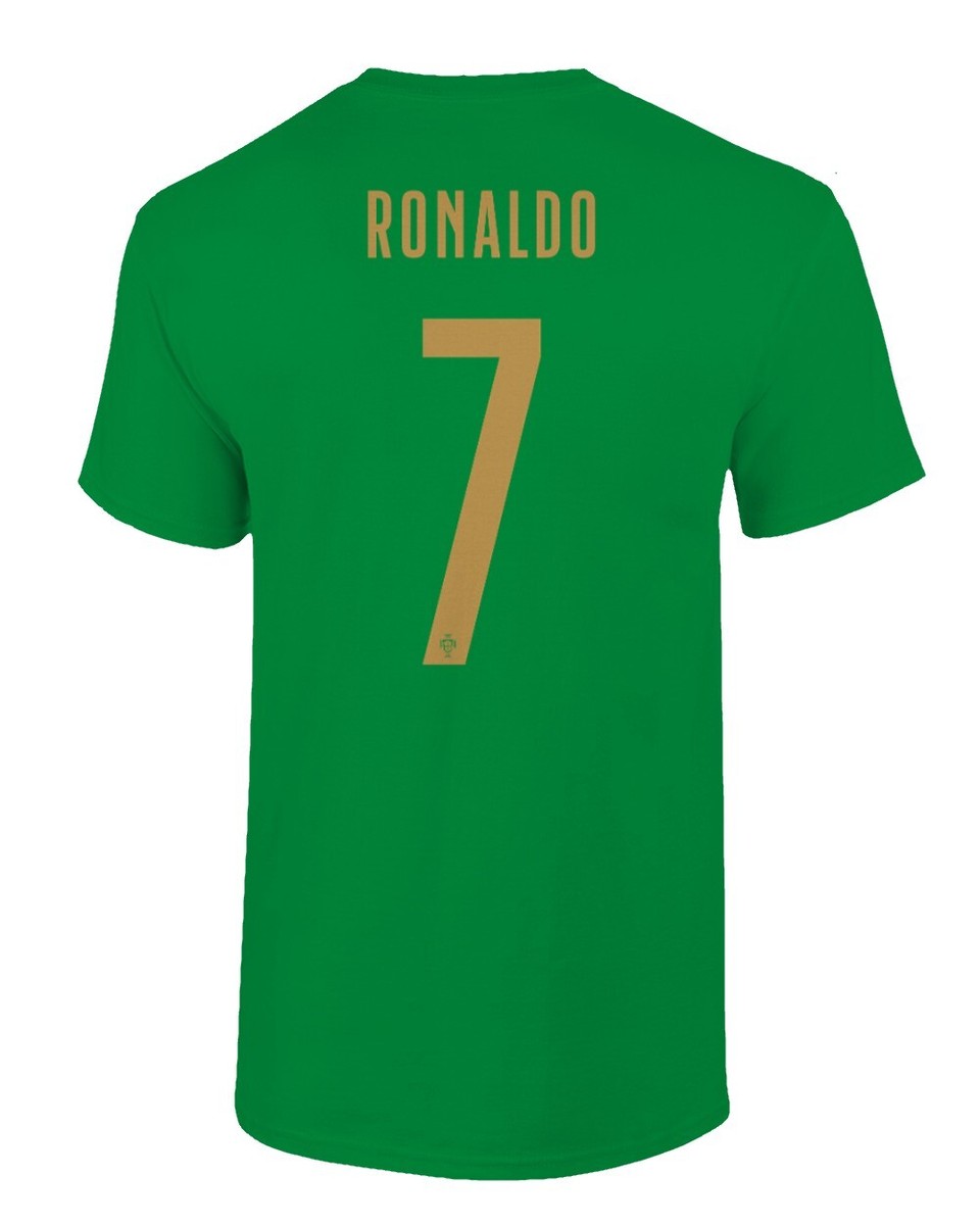 ポルトガル代表 RONALDO 7 シャツ Portugal Soccer #7 Ronaldo World Football Adult and Youth T-Shirt