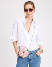 Image of Kate Spade In the Garden 3D Mini Crossbody Flower Purse Pastry Pink Multi