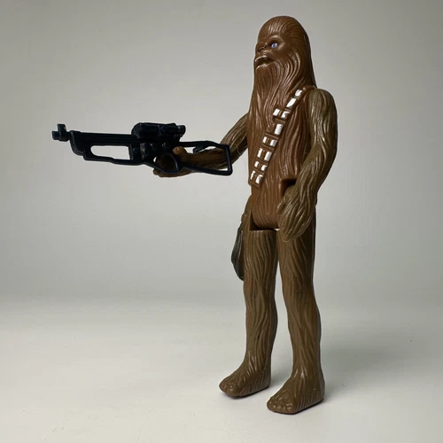 Vintage 1977 Kenner Star Wars IV: A New Hope Chewbacca Figure Complete w/ Weapon