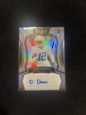 2023 Panini Selec -Rookie Signatures Derius Davis #RSI-DDA Silver Prizm /399