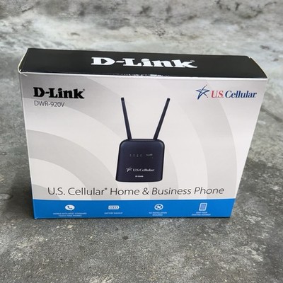 D-Link DWR-920V 4G LTE Router U.S. Cellular Home Business Phone New Open Box