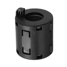 Ferrite Filter Ring Core Cable Clip ID 16mm Buckle-Type Cylindrical, Black