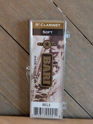 Bari Woodwinds Star Series Bb Clarinet Reed Soft #2