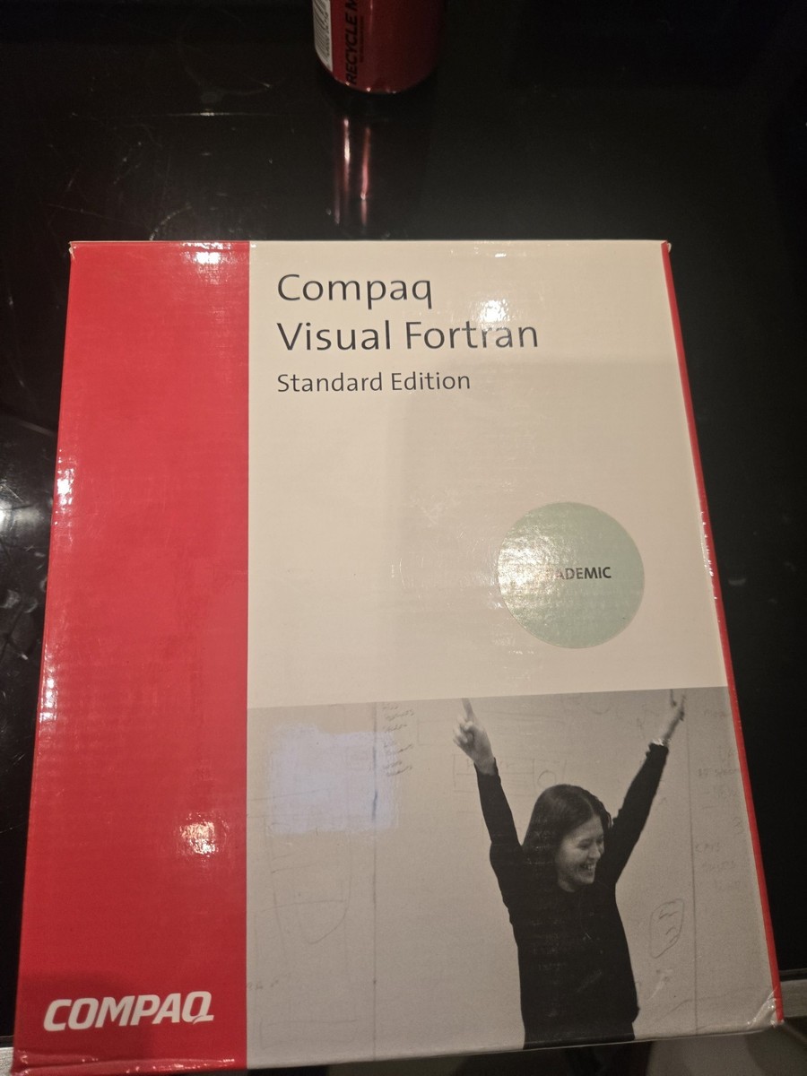 Rare In Box Compaq Visual Fortran Standard software Ver 6.6a on CD