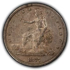 1877-S $1 US Silver Trade Dollar - VF/XF - SKU-B5306