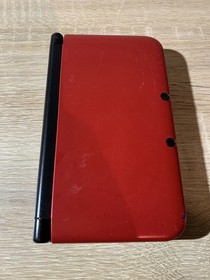 7241 Nintendo 3DS LL Red Black Good Condition TESTED