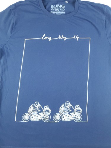 Long Way Up Tshirt 100% Organic Cotton Casual Crew Neck T-Shirt Size 2XL - Picture 4 of 17