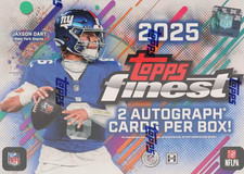 2025 Topps Finest Football Nfl Hobby Box Factory Sealed