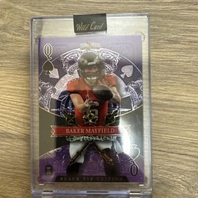 2026 Wild Card BAKER MAYFIELD 3/4 BLACK TIE 5 CARD DRAW TAMPA BAY