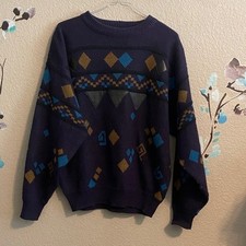 Vintage 80s Gitano men  s colorful sweater M