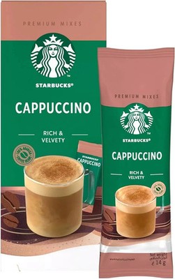 Starbucks Cappuccino Premium Instant Kaffee Mix 14g 5er Pack