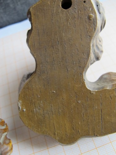 2 Stück Engelsköpfe  Putten bildschöner Wand- oder Möbel-Schmuck 9x9x5 cm - Bild 4 von 8