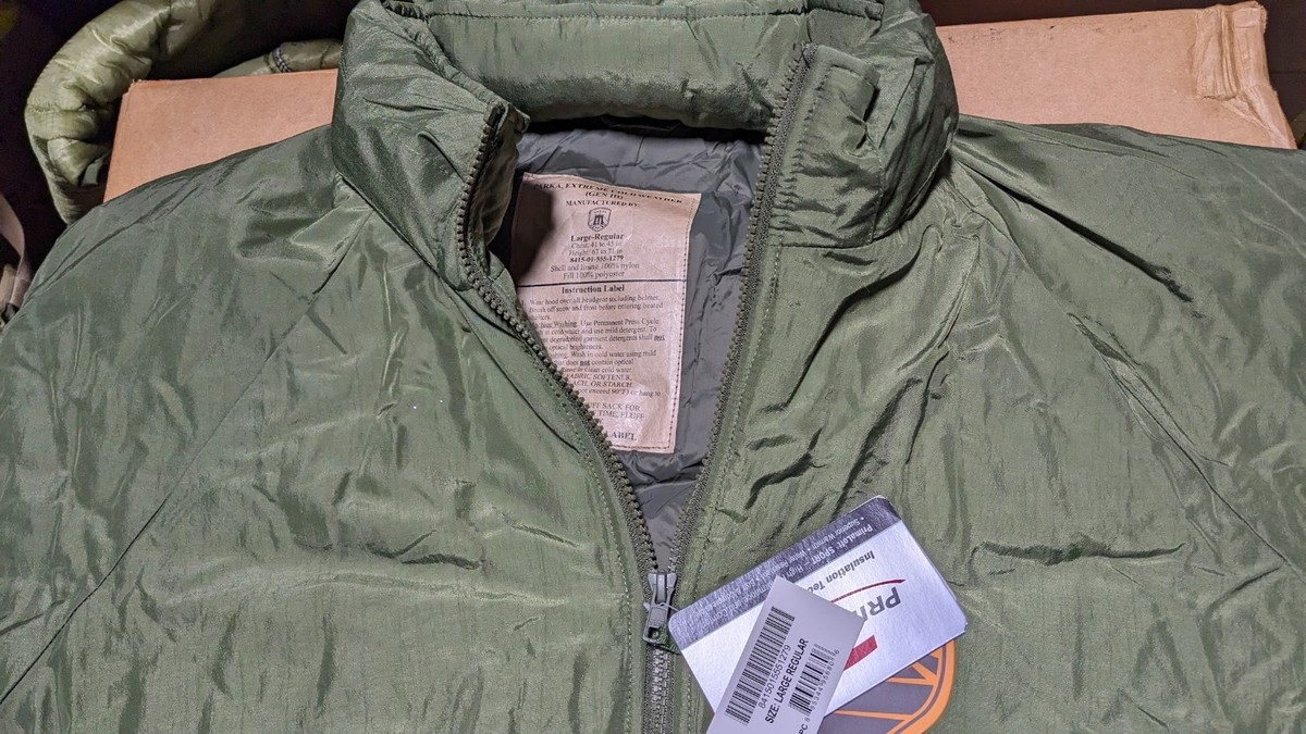 US Army Gen 3 Level 7 PCU ECW PrimaLoft Cold Weather GREEN Parka US Army Gen 3 Level 7 PCU ECW PrimaLoft Cold Weather GREEN Parka