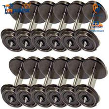 Evemodel DC-Gleichstrom Radsatz Metallräder 36 Zoll H0 12 Stück