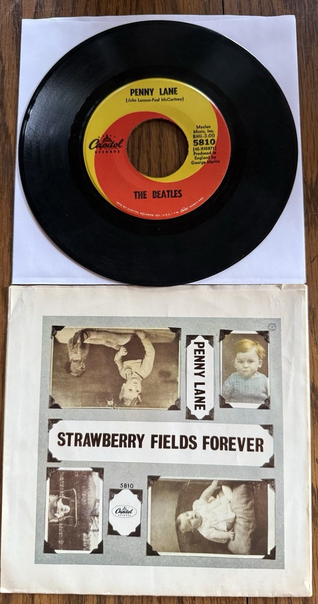 The Beatles Strawberry Fields 他7インチ45回転 The Beatles Strawberry Fields 他7インチ45回転 The Beatles