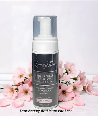 Loving Tan 2 Hour Express Platinum Ultimate Tanning Mousse Maximum 3.3 oz/100 ml