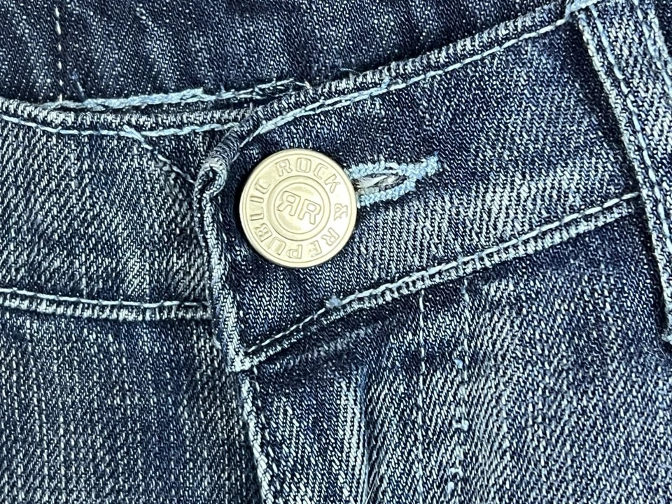 Pantalones de mezclilla para mujer VICTORIA BECKHAM azul Rock & Republic talla 29 Foto 4 de 4