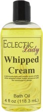 Whipped Cream Bath Oil - Scented Body Oil - Relaxing  Moisturizing Bathing Oil