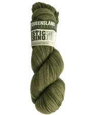 Queensland Collection Rustic Fine Superwash Merino Sport #19 Olive Yarn Skein
