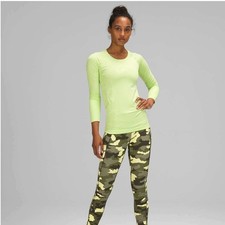 Lululemon Fast and Free Tight II 25" in Heritage 365 Camo Crispin Green Size 2