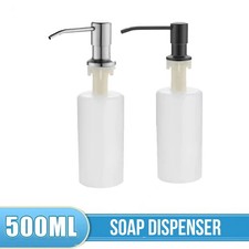 500ml Stainless Steel Soap Dispenser for Kitchen Sink Hand Liquid Pump Bottle