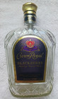 Empty Clear Glass Crown Royal Blackberry 750ML Liquor Bottle Purple Bag Box Set — photo 6