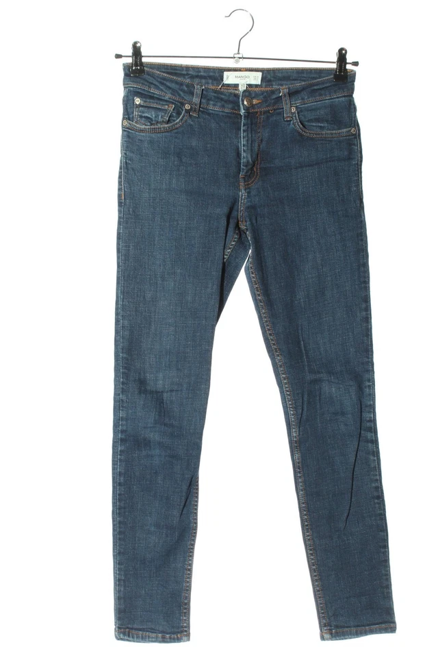 MANGO Vaquero slim Mujeres Vaquero Talla EU 36 azul look casual - Imagen 4 de 4