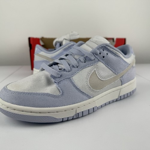 Nike Dunk Low Denim Ghost Summit Blanco Platino Tinte Entrenadores Talla 6 Reino Unido - Imagen 12 de 20