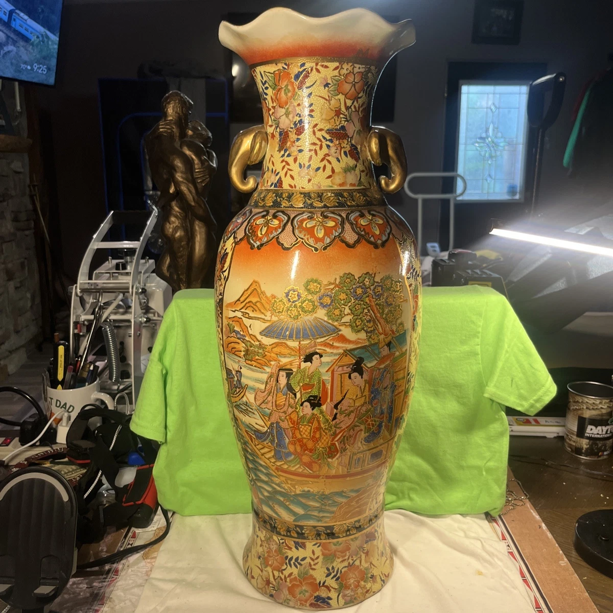 大花瓶中国古董花瓶| eBay
