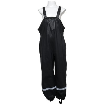 Nordbjørn, Regenhose, Größe: 122/128, Saltö, Schwarz/Silber, Polyurethan #ucO