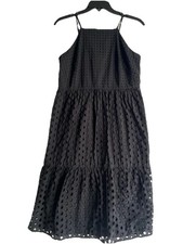 Loft Black Size 4 spaghetti strap sundress