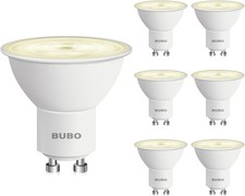 12-PACK GU-10 LED Light Bulb 6W Soft White 2700K Dimmable