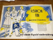 Tri-Chem Fashion Fun Book Hot Iron Transfers 0613