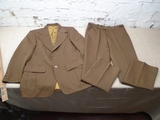 Johnny Carson Leisure Suit Mens Pants VTG 60s 70s Blazer 38R-40R Pants