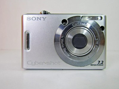 Sony Cyber-shot DSC-W35 7.2MP Digital Camera - Silver for sale