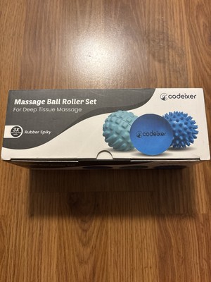 Codeixer Massage Ball Set Of 3 for Deep Tissue Recovery, PT, Muscle release NIB