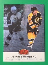 PATRICE BERGERON (BOSTON) 2006-07 FLAIR SHOWCASE #173 LEGACY COLLECTION /100