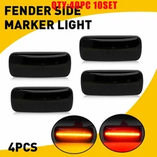 Fit 10-18 Dodge Ram 2500 3500 Dually HD R+F LED Fender Side Marker Lights 4-20X