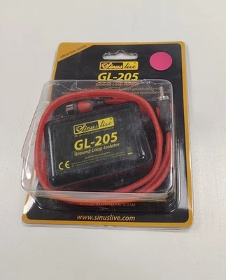 Sinuslive Entstörfilter GL-205 Ground-Loop-Isolator - Cinchkabel - Massefilter