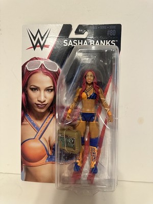 WWE Sasha Banks Series 80 Action Figure Mattel Authentic Superstar 6'' New Sealed