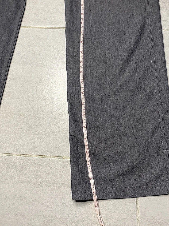 Figs Kade Cargo Scrub Pants Women's Size Large Petite Gray Pull On Medical - Image 2 of 4