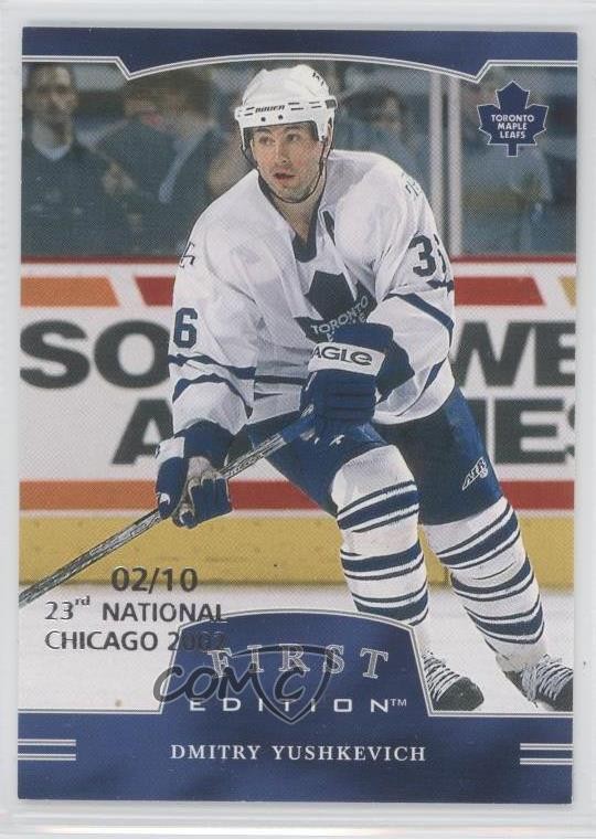 2002-03 ITG Be A Player First Edition 2/10 Dmitri Yushkevich Dmitry #033 1p3