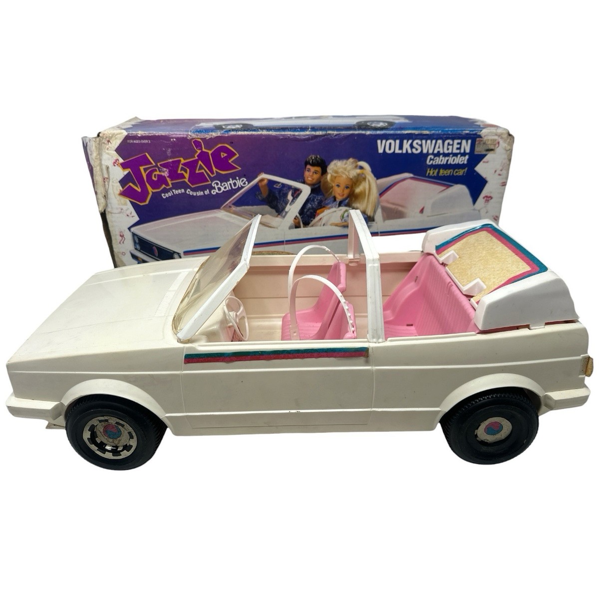 カービー VTG Barbie Jazzie Car Cabriolet Volkswagen 1981 W/ Box Very Nice